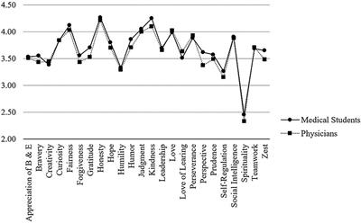 Character Strengths Profiles in Medical Professionals and Their Impact on Well-Being